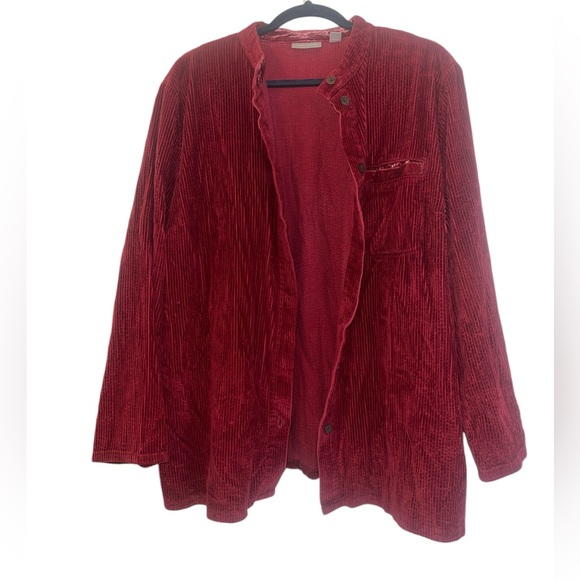 NORDSTROM Corduroy Button Up Shacket - Picture 1 of 4